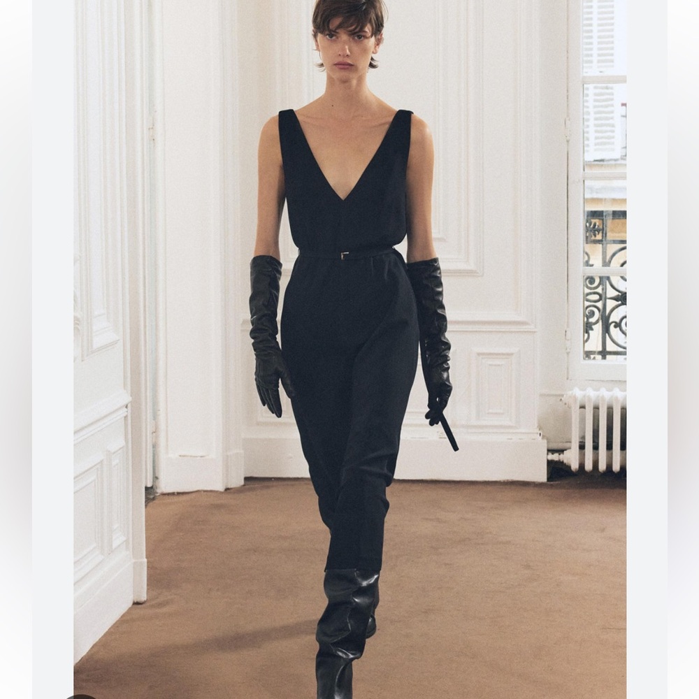 Zara Black Midi Dress